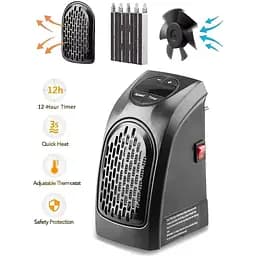 Тепловентилятор Handy Heater портативний електрообігрівач в розетку - мініатюра 2