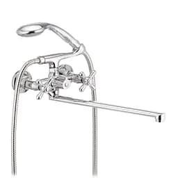 Змішувач для ванни Cron Teorema 140 CR0840 Хром