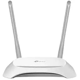 Роутер TP-LINK TL-WR840N, Wi-Fi 802.11b/g/n, до 300 Mb/s, 2.4GHz, 4 LAN 10/100 Mb/s, RJ45 10/100Mb/s (FE), 2 зовнішні незнімні антенни