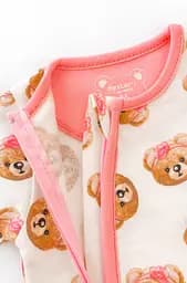 Комбінезон для немовляти з начосом на блискавці Girl Bears - мініатюра 2