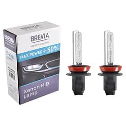 Ксеноновая лампа Brevia H11 +50% 6000K 85V 35W PGJ 19-2 KET 2 шт. (12960MP)