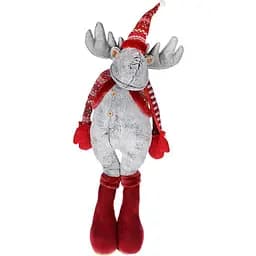 М'яка іграшка Bona Лось у червоній накидці 42х30х150 см (000265302)