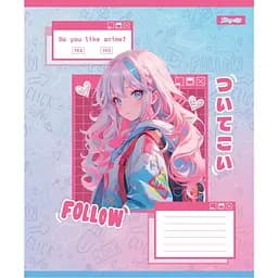 Набір зошитів 1 вересня Follow Anime А5, 12 аркушів 25 шт. (768120) - мініатюра 2