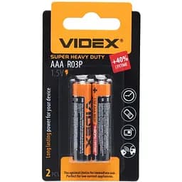 Батарейка Videx ЦБ-00257995 солевая R03P/AAA 1 шт.