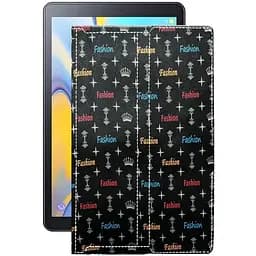 Чехол StatusCASE из экокожи для планшета Samsung Galaxy Tab A 10.5 (T595) Фэшн черный