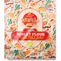 Тортилья Mexilla з пшеничного борошна 25 см 4 шт.