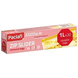 Пакеты с замком-застежкой Paclan 1 л 20 шт.