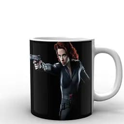 Кухоль GeekLand чорний вдова Black Widow чорний Вдова постріл BW.02.006.953 330 мл білий - мініатюра 3