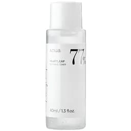 Тонер для зволоження та пом'якшення шкіри Anua Heartleaf 77% Soothing Toner 40 мл