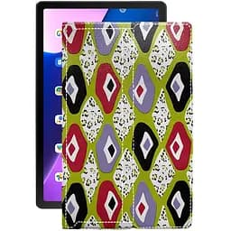 Чехол StatusCASE из экокожи для планшета Lenovo Tab M10 Plus (3rd) Камни-цветные