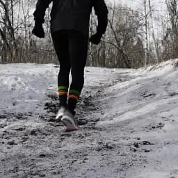 Шкарпетки DexShell Ultra Dri Sports водонепроникні XL з помаранчевою смугою - мініатюра 2