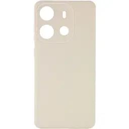 Силиконовый чехол Candy Full Camera для Tecno Spark Go 2023 Бежевый / Antique White