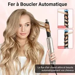 Повітряна щітка Onftrym Air Styler 6 в 1 з феном, щітка для повітродувки потужністю 1000 Вт із 3 регульованими температурами - мініатюра 5