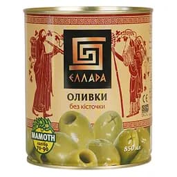 Уценка. Оливки Ellada Mamoth без косточки 850 мл (922040)