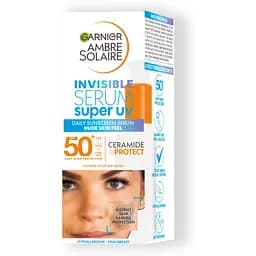 Сонцезахисна сироватка-флюїд Garnier Ambre Solaire Invisible Serum Super UV SPF 50+ з високим ступенем захисту 30 мл - мініатюра 3