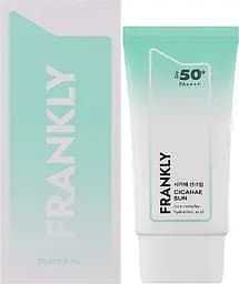 Крем заспокійливий сонцезахисний 50 мл Frankly Cicahae Sun SPF 50+ - мініатюра 2