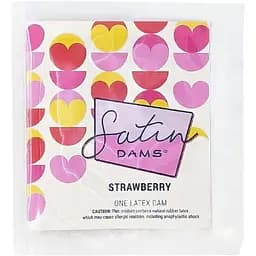 Салфетка латексная One Satin Dams Strawberry 1 шт. (ROZ6501053471)