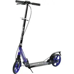 Самокат Skyper Turbo 80-105х46.5х13.6 см Черно-синий 000283569