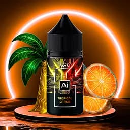 Набор компонентов для самозамеса солевой заправки WES AI 30 мл Tropical Citrus Тропический Цитрус, 0-50 мг (18135)