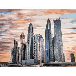 Картина по номерам Арабські Емірати ArtStory 50х65 см різнокольорова 000169351