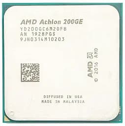 Процессор AMD Athlon 200GE (YD200GC6M2OFB) (Socket AM4, 4T, 3.2 ГГц, Tray) Б/у