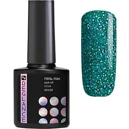 Гель-лак для ногтей Reglance 163 Зеленый с блестками 7.5 мл