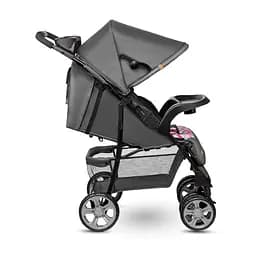 Прогулянкова коляска Lionelo Emma Plus Pink Scandi, темно-сіра (LO-EMMA PLUS PINK SCANDI) - мініатюра 6
