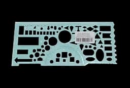 Линейка офицерская прозрачная 0290 20 см (4820098990290)