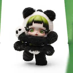 М'яка іграшка Pop Mart Skullpanda Серія Lazy Panda колекційна (SPLP-01) - мініатюра 7