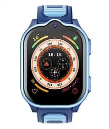 Дитячий смарт годинник Lemfo D26 з GPS трекером, 4G дзвінками, Wi-Fi, AI голосовим помічником та HD відеозв’язком, baby smart watch До 5 днів роботи Синій - мініатюра 2