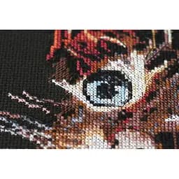 Набір для вишивання хрестиком Abris Art Пушистик AH-062 30х35 см - мініатюра 5