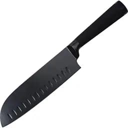 Кухонный нож Bergner Black Blade Сантоку 17,5 см (BG-8776)