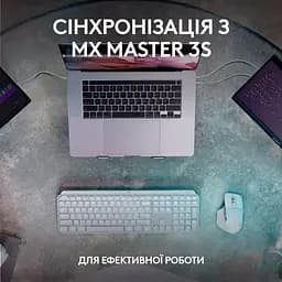 Клавіатура Logitech MX Keys S Wireless Pale Grey (920-011588) - мініатюра 8