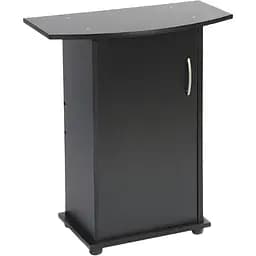 Подставка под аквариум Природа овальная с дверью 50х30х70 см черная