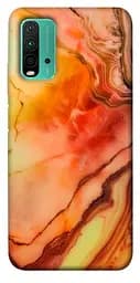 Чехол Demsky Красный коралл мрамор для Xiaomi Redmi Note 9 4G/Redmi 9 Power/Redmi 9T