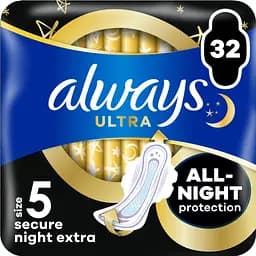 Гигиенические прокладки Always Ultra Secure Night Extra (размер 5) 32 шт.