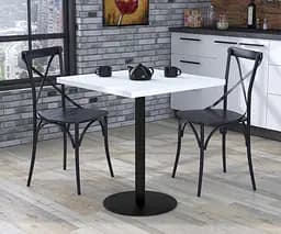 Обідній стіл квадратний BS-450 70 × 70 см Loft Design (Білий)