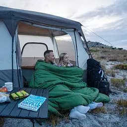 Спальник двомісний Naturehike (CNK2350WS019) +6°C з подушками - зелений - мініатюра 6