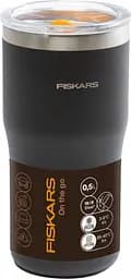 Термокружка Fiskars On-the-go 0.5 л чорна (1078762) - мініатюра 5