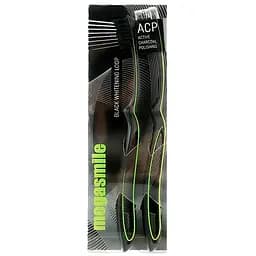 Зубна щітка Megasmile Black Whitening Loop середня чорна 2 шт.