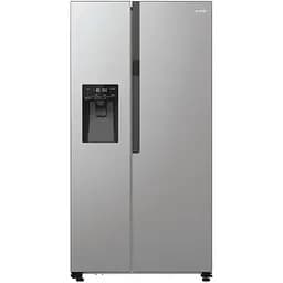 Холодильник Gorenje SBS, 179х70х92 см, 2 двери, 376(190) л, А++, NF+, инвертор, зона освещения, диспенсер, генератор льда, внешний дисплей, нержавеющая сталь