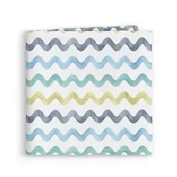 Пелюшки муслінові Cosas Color Wave 75x75 см, блакитні - мініатюра 2