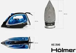 Праска Holmer HIC-2640 Blue/Black 2600W teh0019943 - мініатюра 2