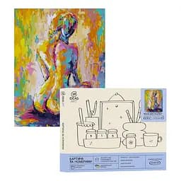Набір для розпису по номерах "Вона-мистецтво" 40*50 см, IDEA2-GX45514, ТМ "99IDEAS"