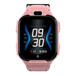 Дитячий розумний смарт годинник M04 з GPS відстеженням, 4G сім-картою, прослуховуваням, камерою та кнопкою SOS Рожевий - мініатюра 2