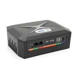 UPS ДБЖ безперебійне живлення для роутера/відеоспостереження/терміналу PON Voltronic DCP20 60W 5/9/12V, POE 24/48V, 20800мAh