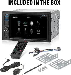 Автомобільний стерео DVD-плеєр - подвійний DIN, Bluetooth аудіо/виклик без рук, 6,2-дюймовий сенсорний BOSS Audio Systems BV9364B - мініатюра 5