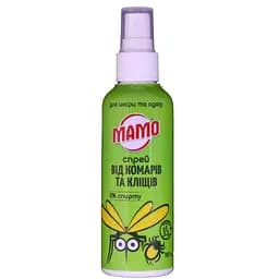 Спрей от комаров и клещей бесспиртовый МАМО 100 мл 31460 (4820237831460)