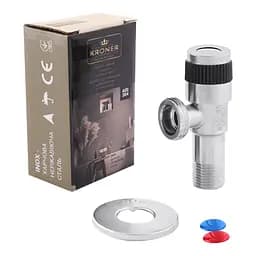 Кран приладовий Kroner KRP Edelstahl Klassisch - ESG102 1/2"х3/4" ЗЗ (CV022975) - мініатюра 4