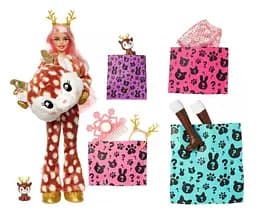 Лялька Barbie Cutie Reveal Зимовий блиск у костюмі оленя, 30 см (HJL61) - мініатюра 2